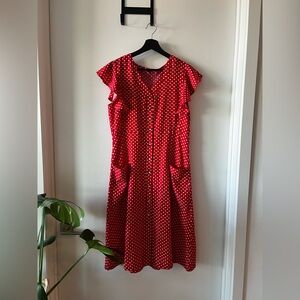 Red Polka Dot Dress
